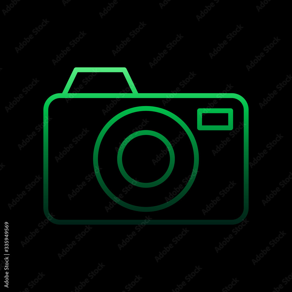 Camera nolan icon. Simple thin line, outline vector of Summer icons for ui and ux, website or mobile application Camera nolan icon. Simple thin line, outline vector of Summer icons for ui and ux, website or mobile application