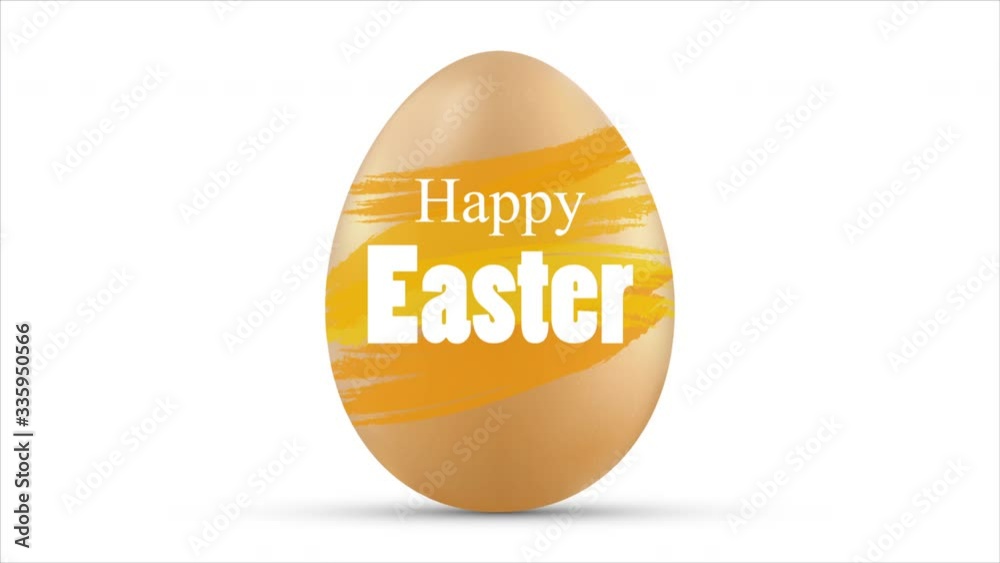 Easter egg with butterfly, art video illustration. Easter egg with butterfly, art video illustration.