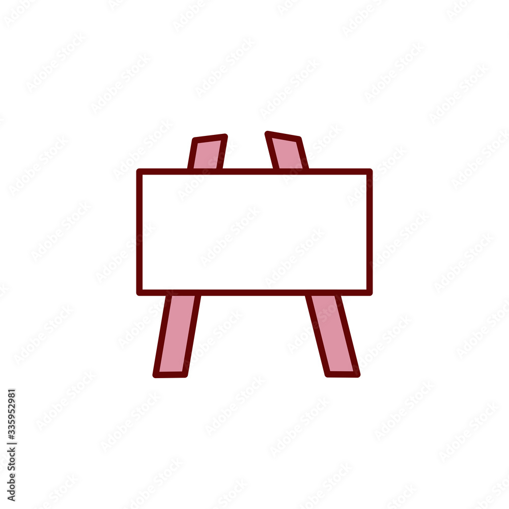 Blackboard icon vector design template Blackboard icon vector design template