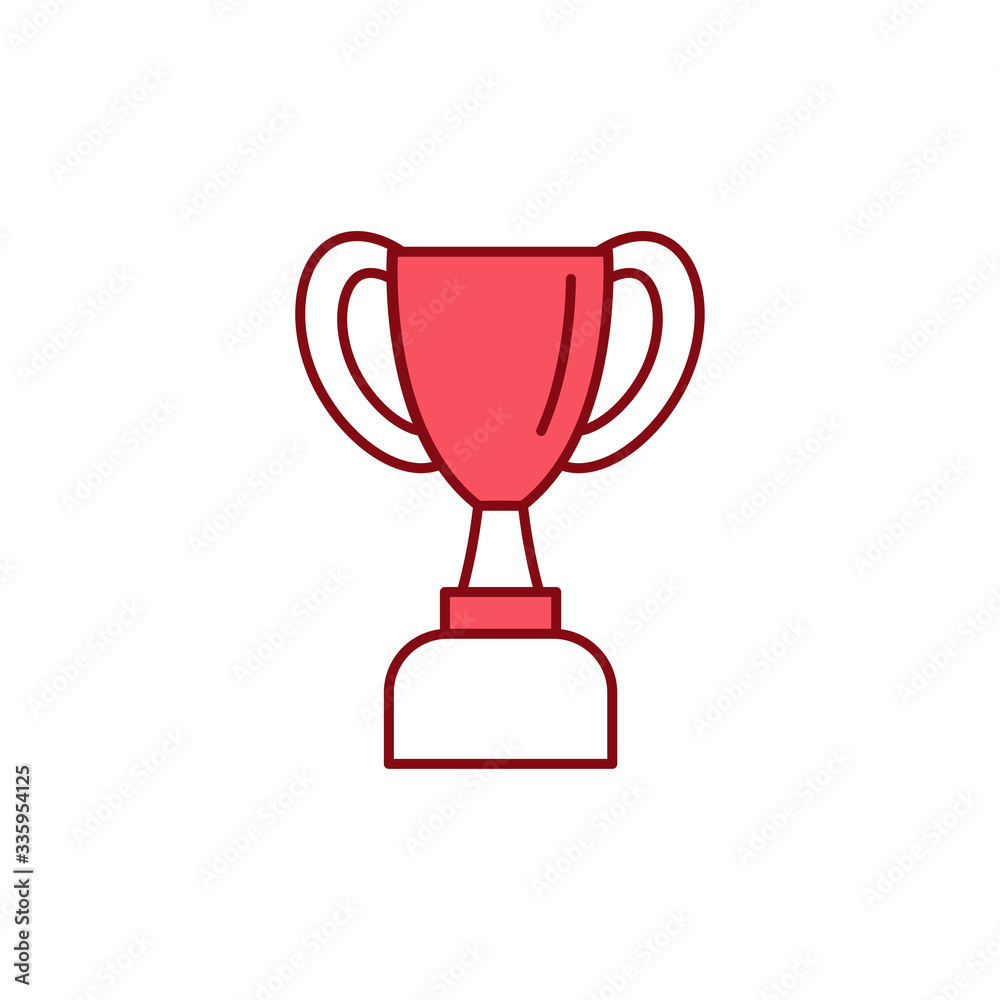 trophy icon vector design template trophy icon vector design template