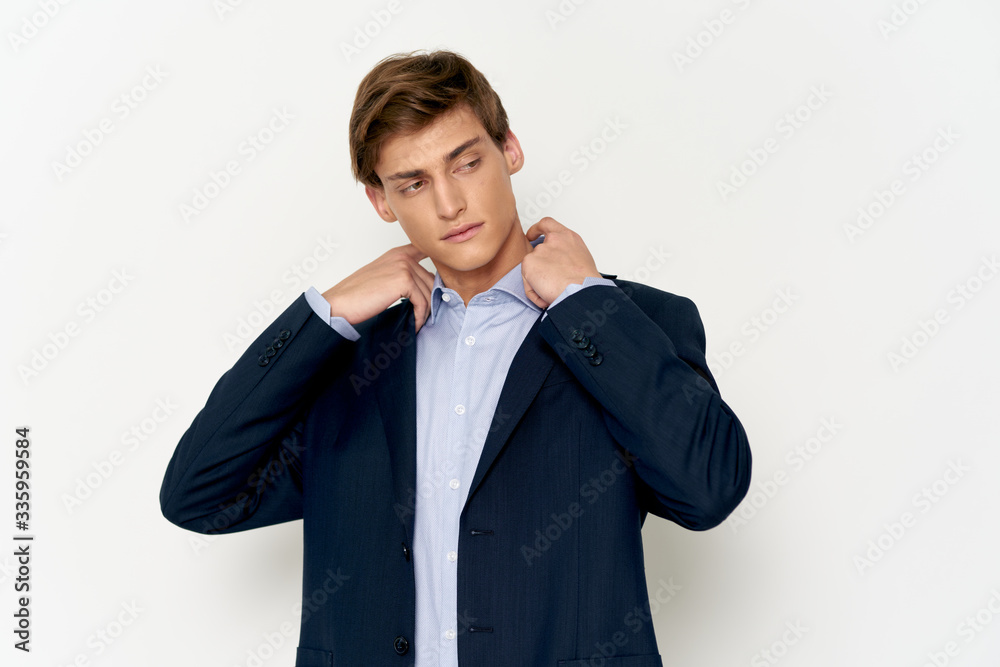 portrait of a handsome young man portrait of a handsome young man
