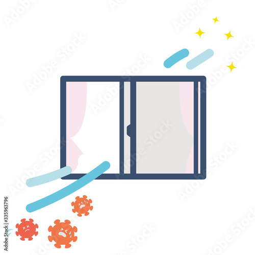 換気　イラスト