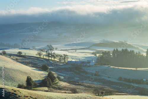 Rolling Hills at Frosty Morning photo