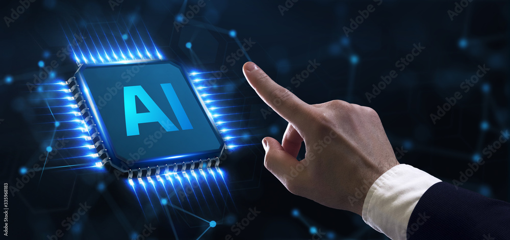 AI Learning and Artificial Intelligence Concept. Business, modern technology, internet and networking concept. AI Learning and Artificial Intelligence Concept. Business, modern technology, internet and networking concept.