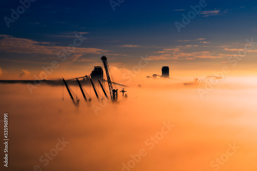 City Amidst the Clouds