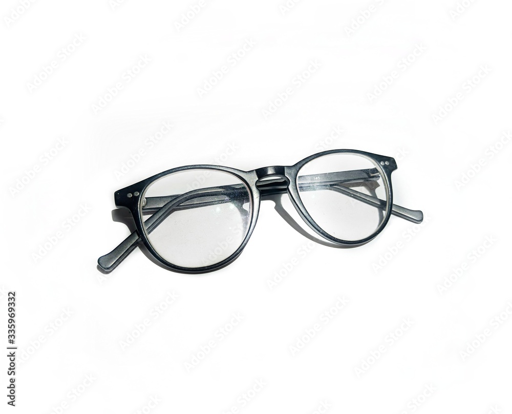 glasses on white glasses on white