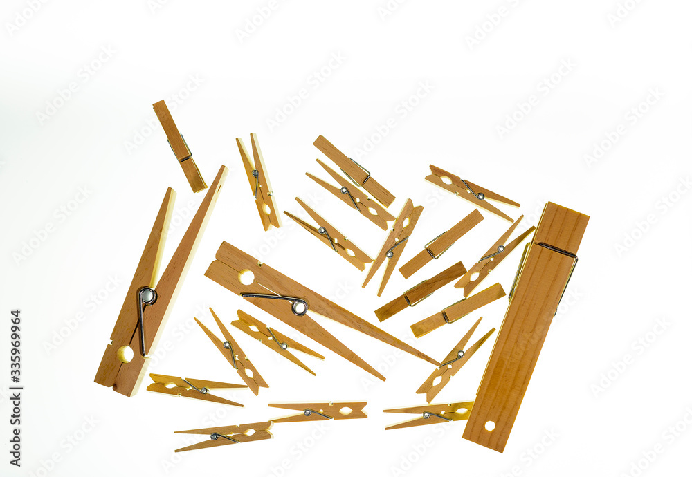 Clamps isolated against a white background Clamps isolated against a white background