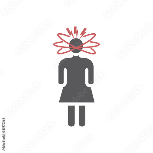 Menopause icon. Vector signs for web graphics