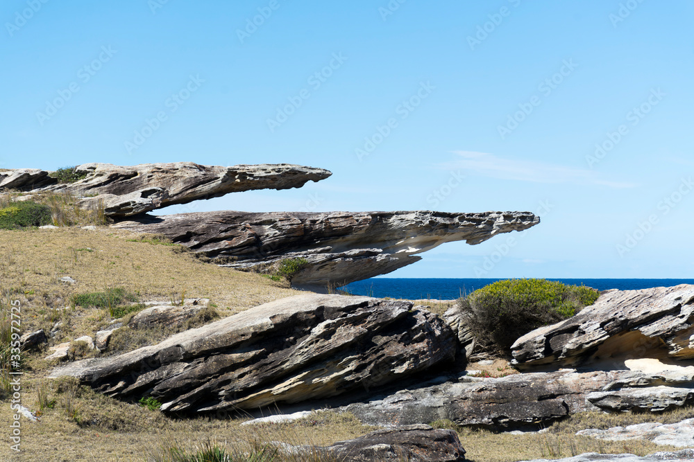 Interesting rocks by the sea, Australia