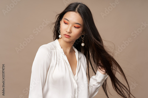 elegant woman lifestyle moda Studio Model