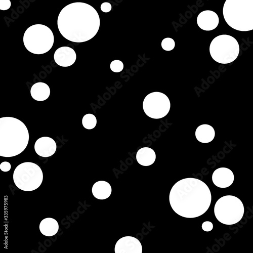 black and white polka dot