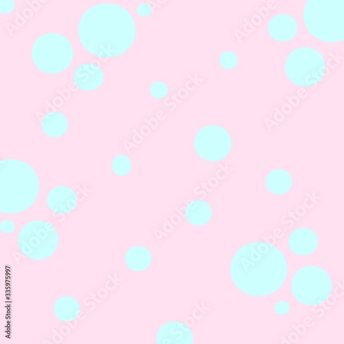 cotton candy polka dot