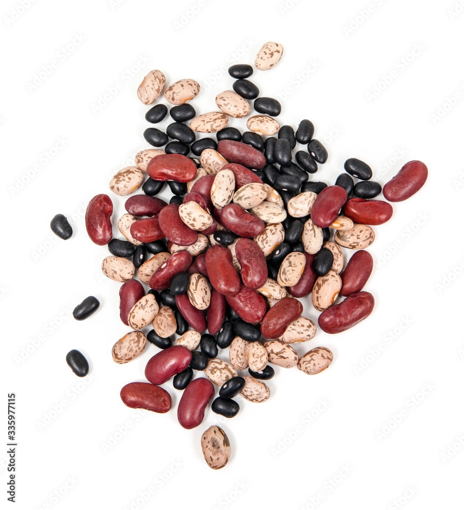 Obraz premium Pile of dried mixed beans