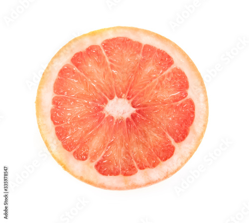 Grapefuit on a White Background