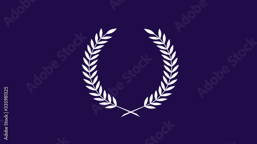 New wheat icon,wreath icon,wheat logo icon