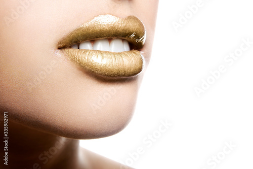 close up of a woman lips