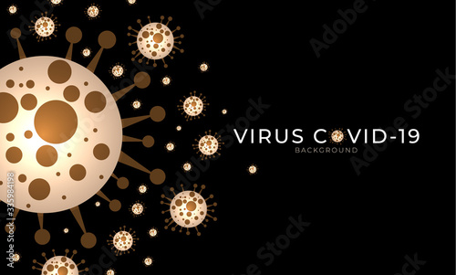 Corona virus COVID-19 Wuhan virus disease from china. Vector illustrate.