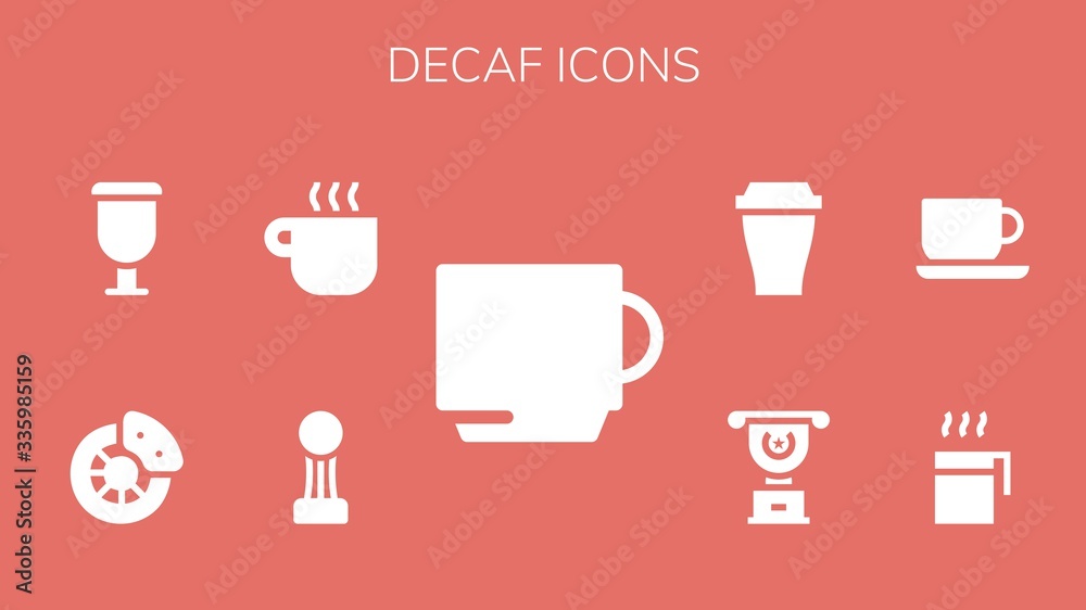 decaf icon set decaf icon set