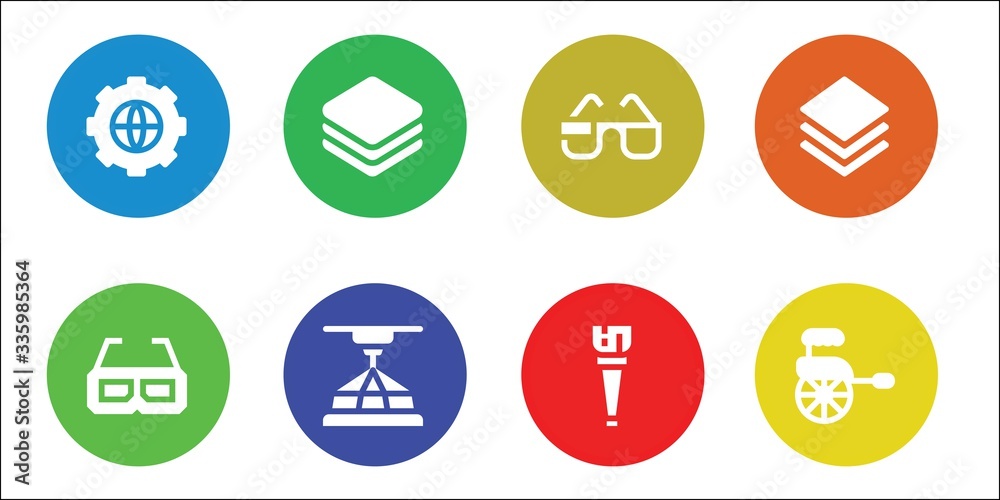 three icon set three icon set