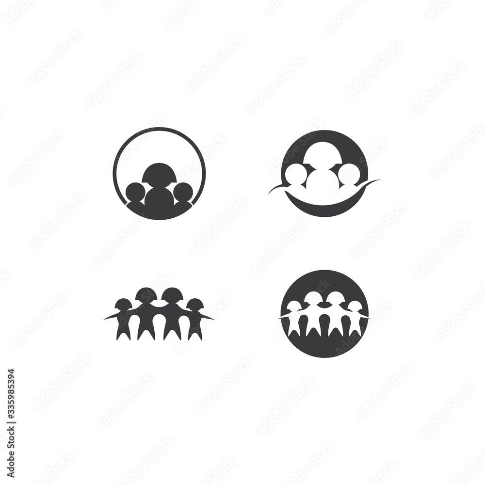 Success People Logo vector template Success People Logo vector template
