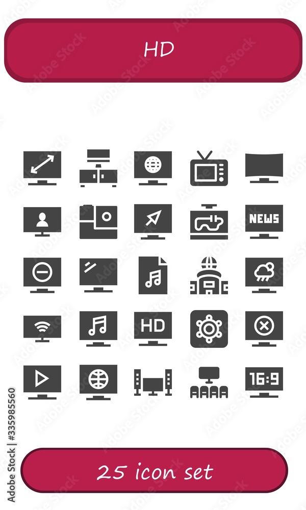 hd icon set