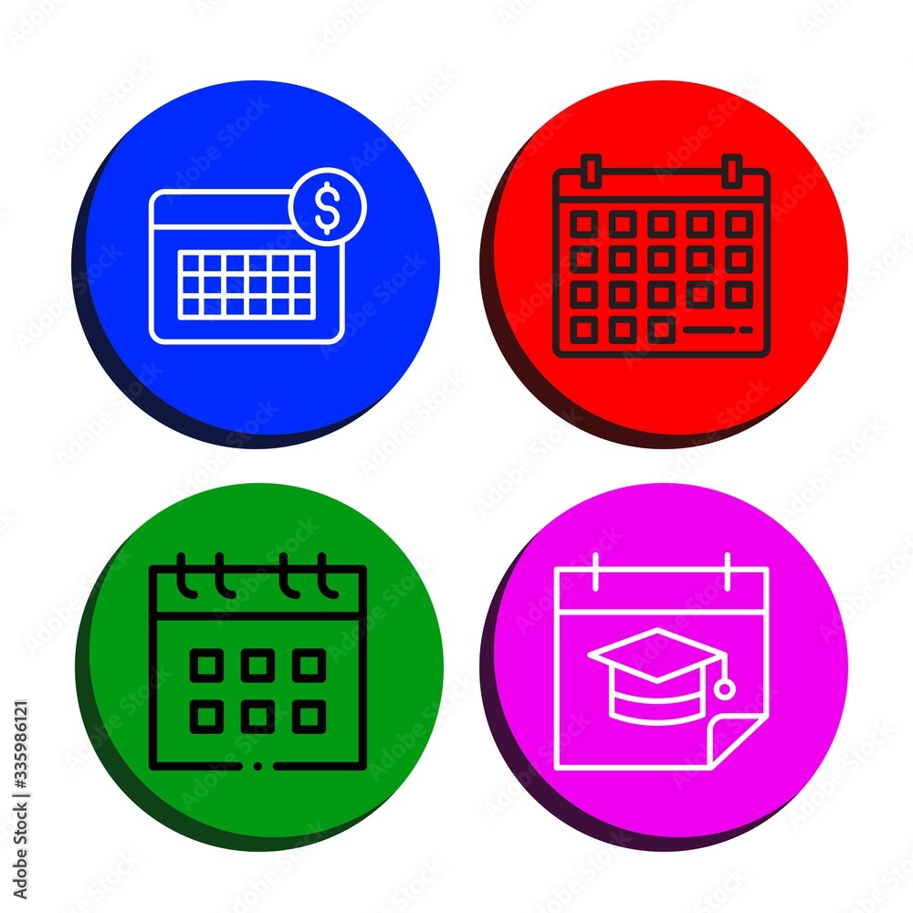organizer icon set organizer icon set