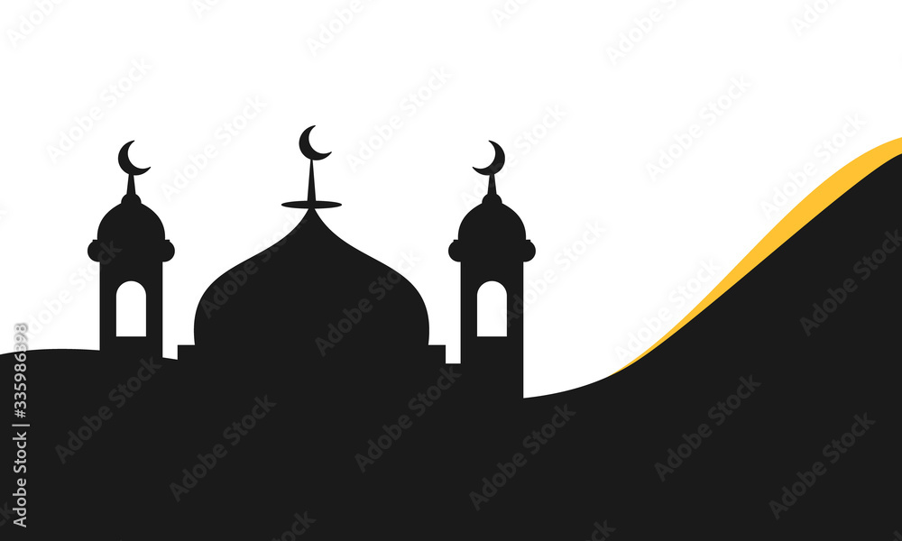 Ramadan Kareem banner islamic background