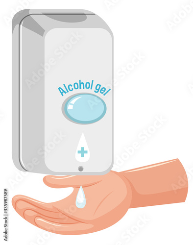Alcohol gel prevent from coronavirus