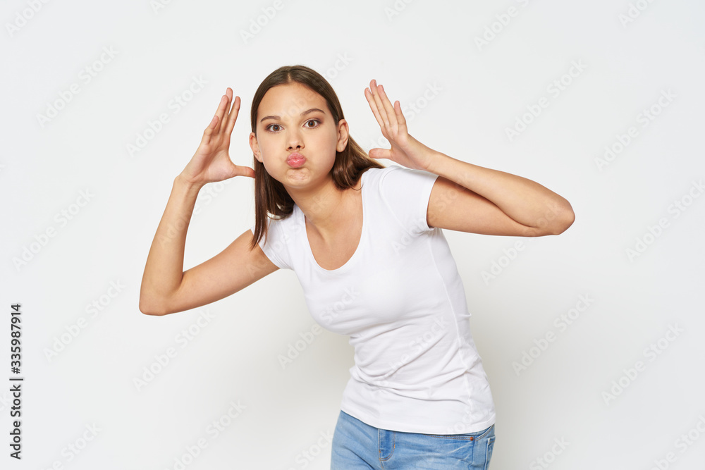 young woman screaming young woman screaming