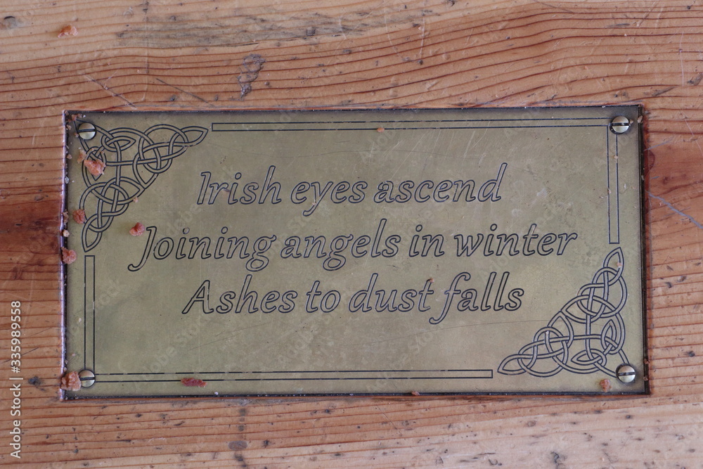 Obraz premium Irish Proverb 