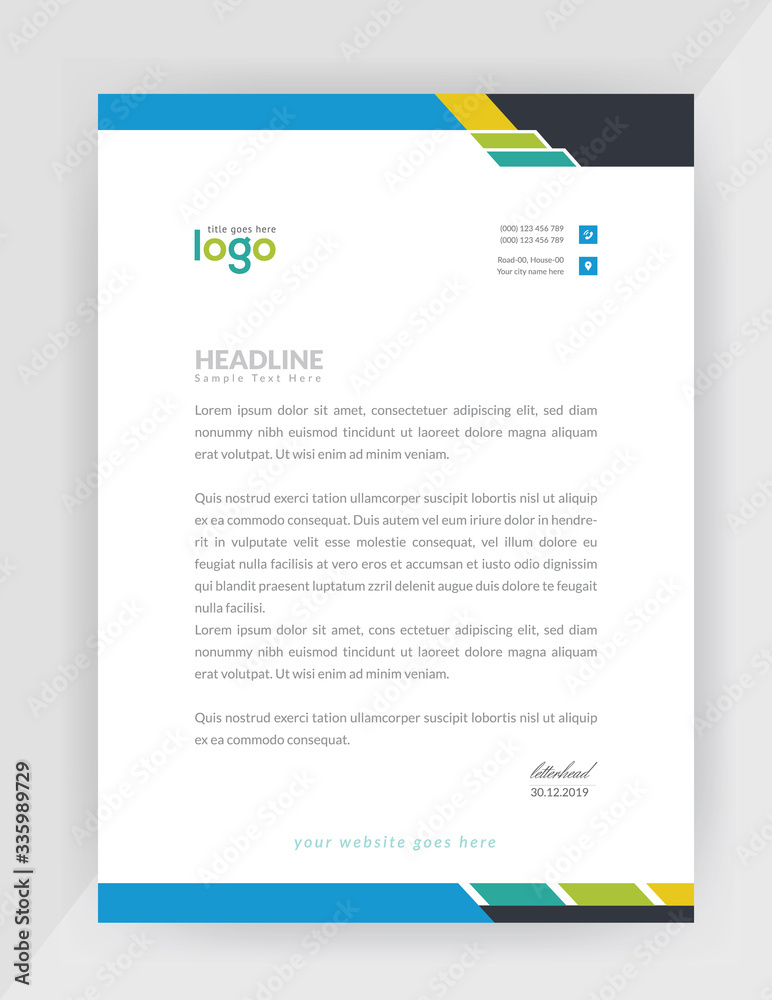 Unique style letter head templates for your Business. Unique style letter head templates for your Business.