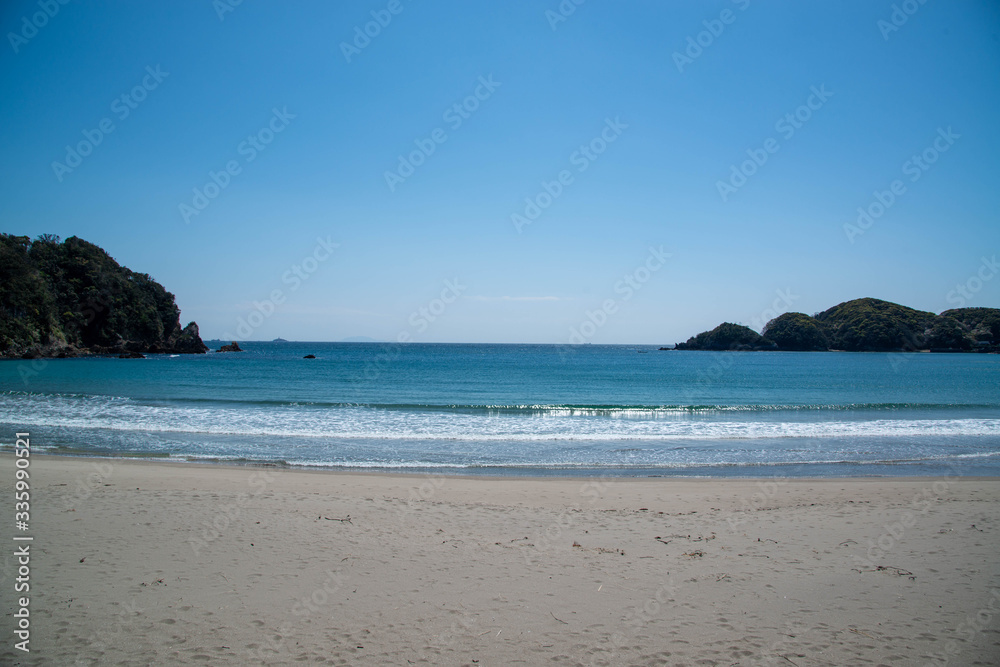 南伊豆の夏景色　渚百景　弓ヶ浜