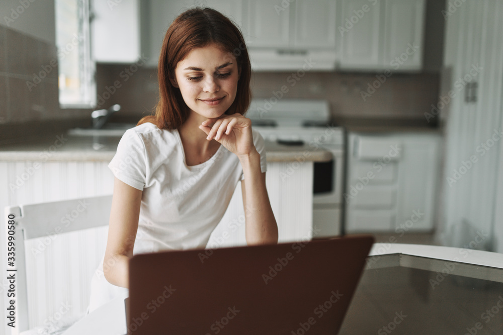 young businesswoman working on laptop young businesswoman working on laptop