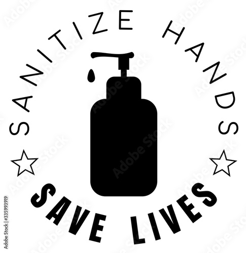 sanitize hands and save lives