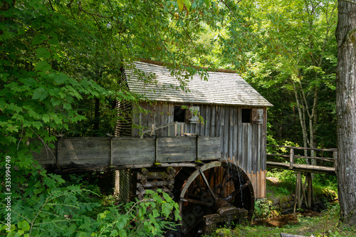 Photos Water wheel and old mill in the woods