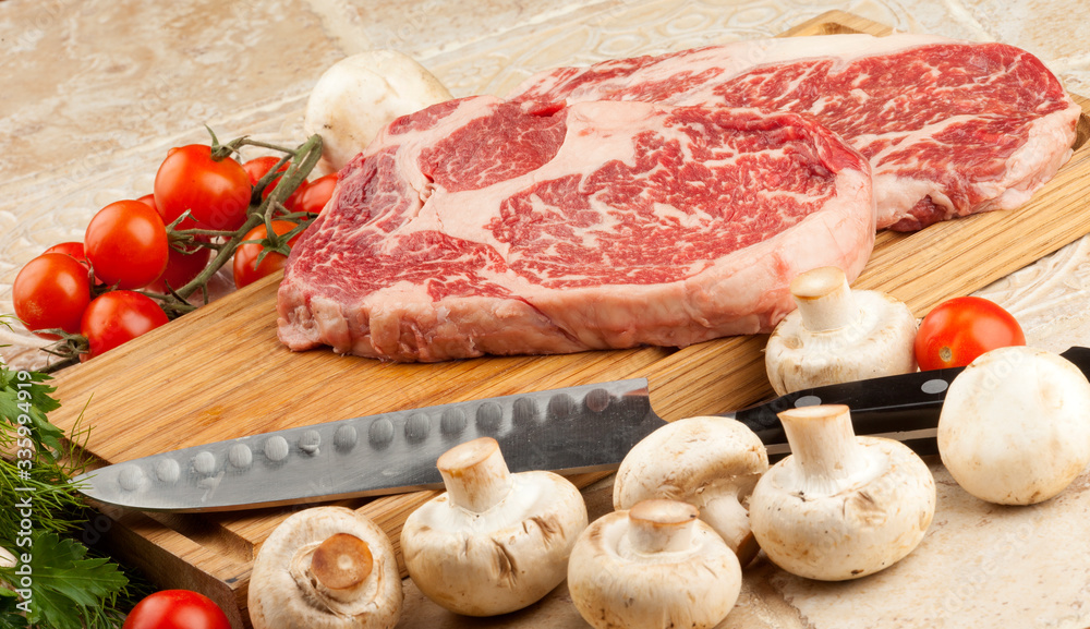 Raw fresh meat steak Ribeye