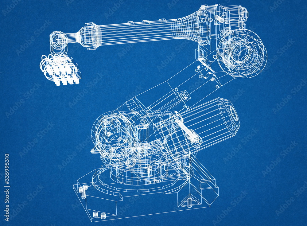 Robotic Arm blueprint Robotic Arm blueprint