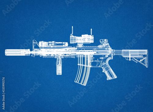 Military Rifle blueprint