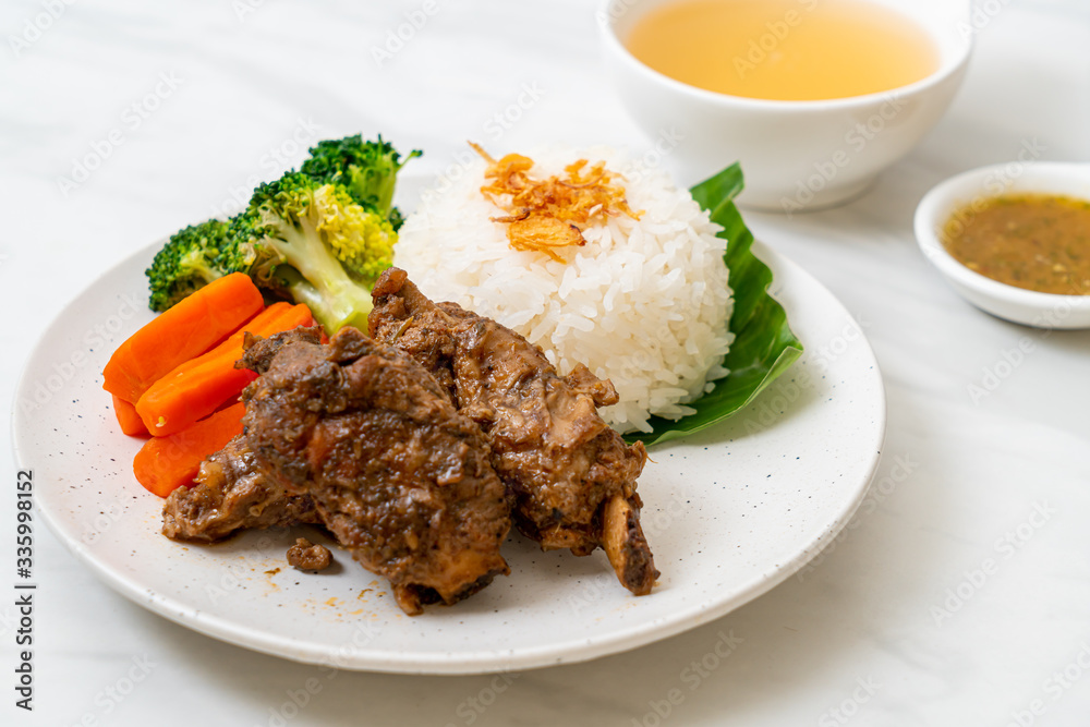 Baked Pork Ribs with Sauce Baked Pork Ribs with Sauce