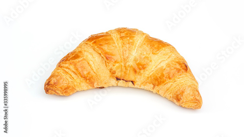 Croissant on a white background.