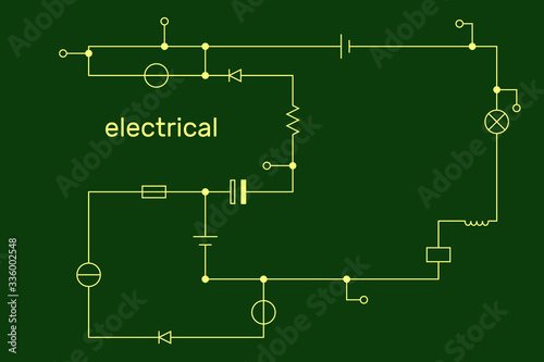 Electronic circuit scheme. ...