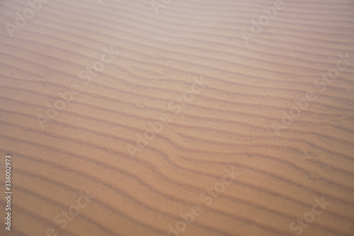 rows of sand underwater for background and texture 