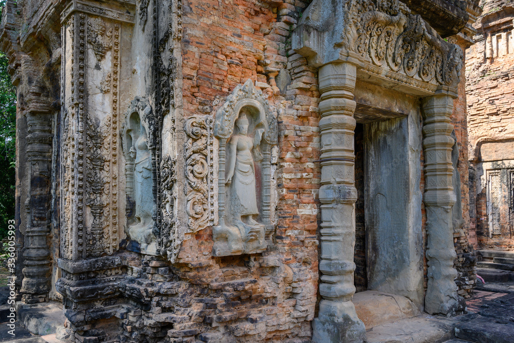 Preah Ko Temple. Late 9th Century