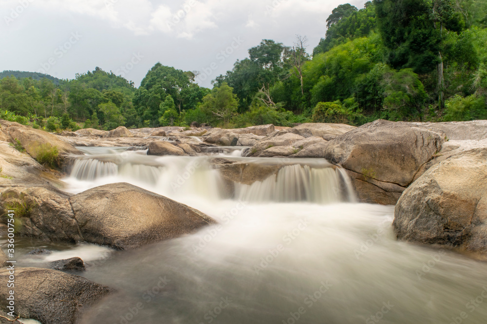 Ba ho waterfall Nha trang Vietnam Asia Ba ho waterfall Nha trang Vietnam Asia