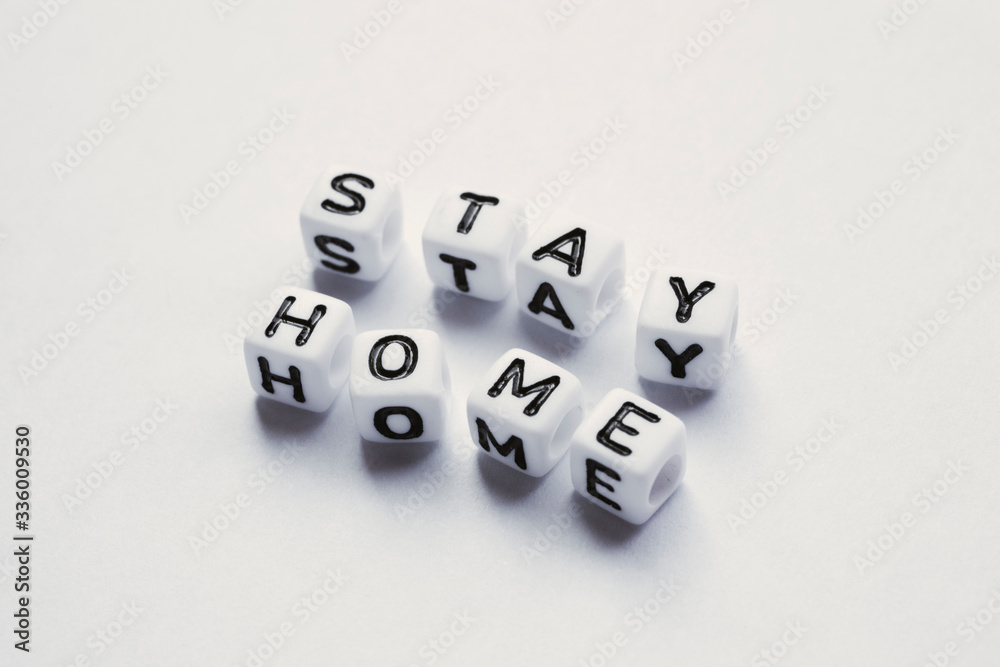 Stay Home with letter cubes, Stop Corona Virus, Mock up with no people and space for Text
Stay Home with letter cubes, Stop Corona Virus, Mock up with no people and space for Text