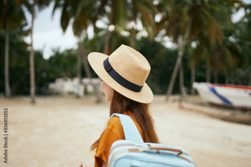 young woman on the beach