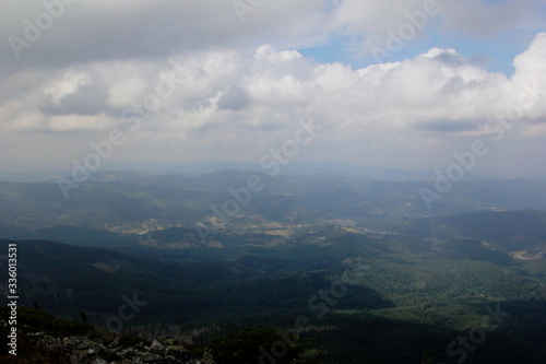 Areal view from Babia Gora peak, Polish Beskid Mountains © SHARKY PHOTOGRAPHY