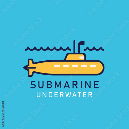 yellow submarine with a periscope