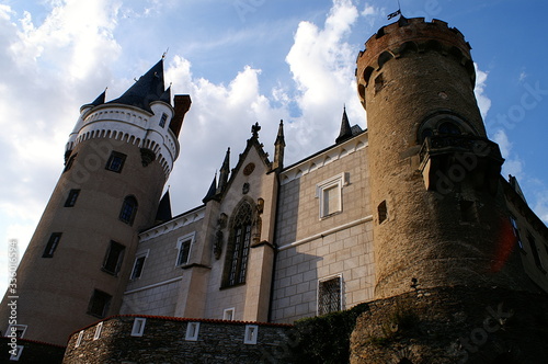 Castle in Žleby (Czech republic)