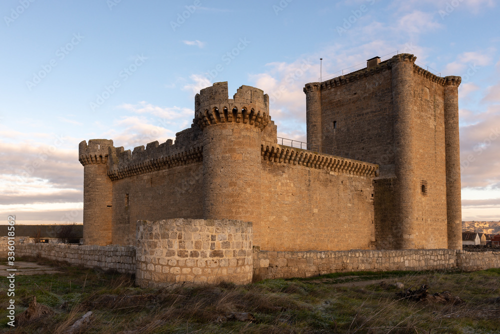 Castle of Villafuerte de Esgueva, Valladolid province, Spain